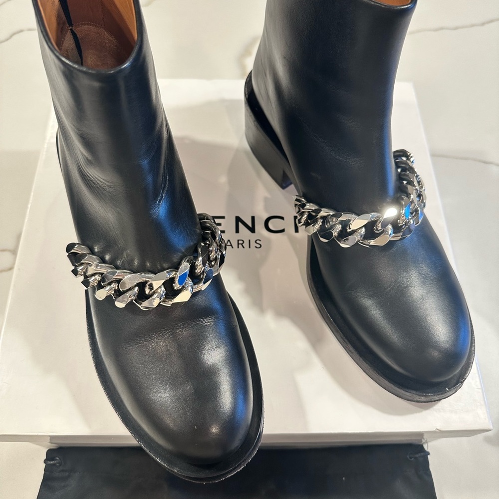 Givenchy Laura Chain Strap Ankle Boots